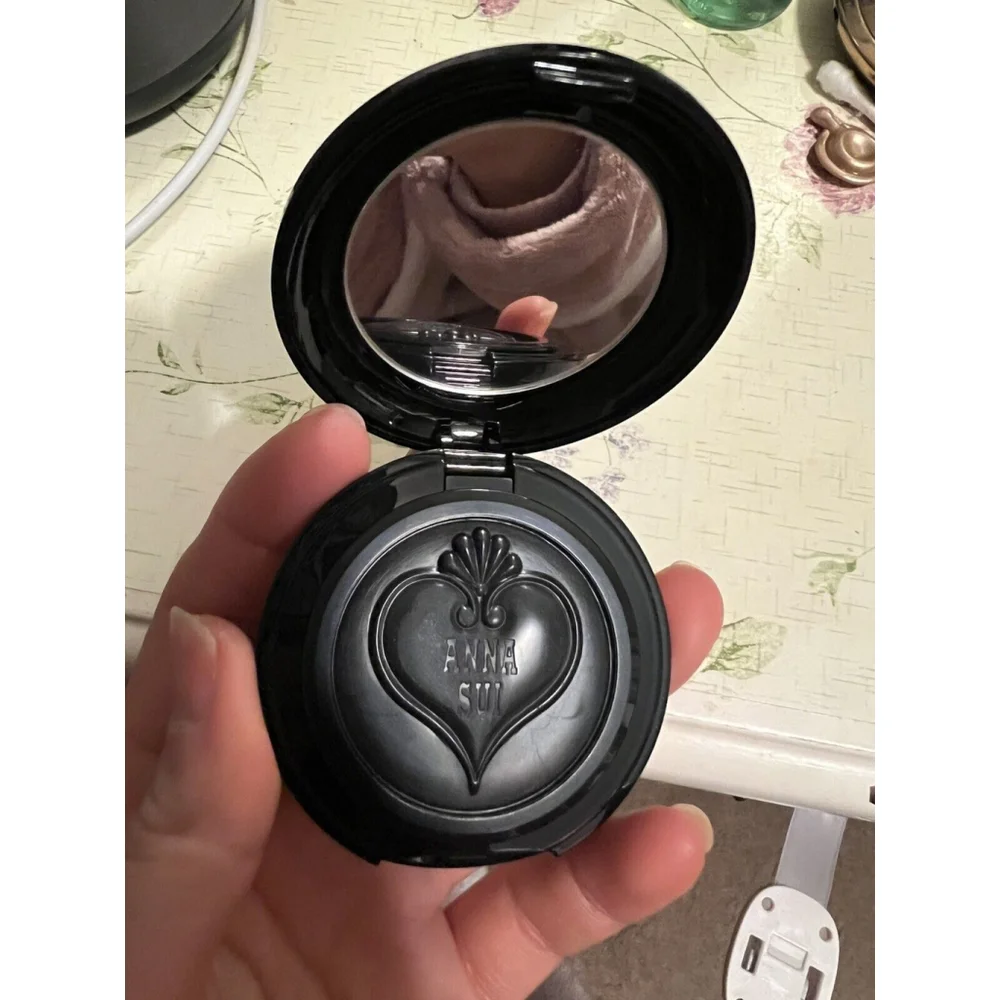 Anna Sui Black Cream Blush Magical Black to Blooming Rose Japan Try One Time
